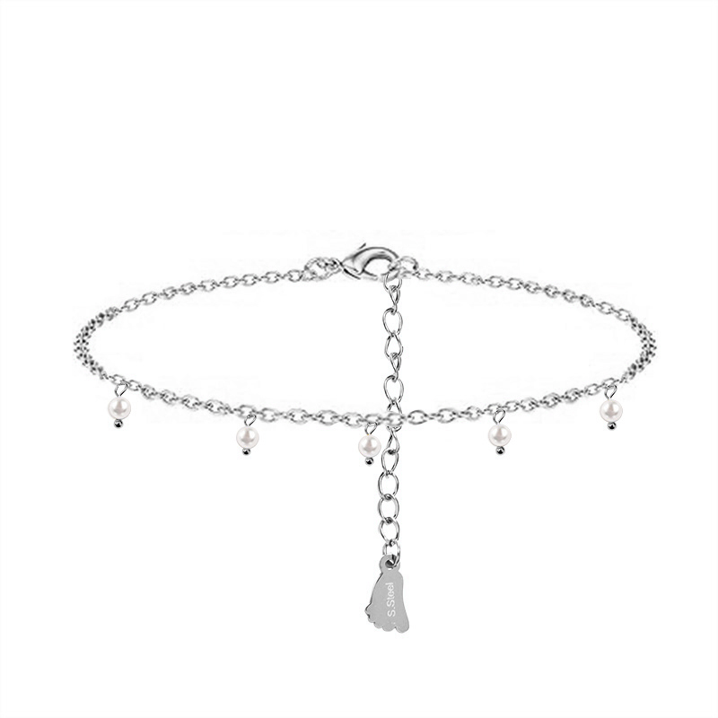CAVIGLIERA CON CINQUE PERLE PENDENTI - YY2648C996