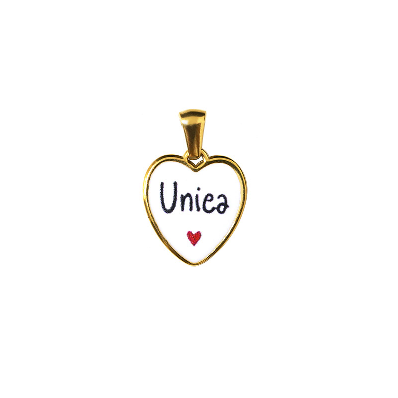 CIONDOLO CUORE "Unica" - FJ2628D050