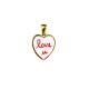 CIONDOLO CUORE "love u" - FJ2628D068