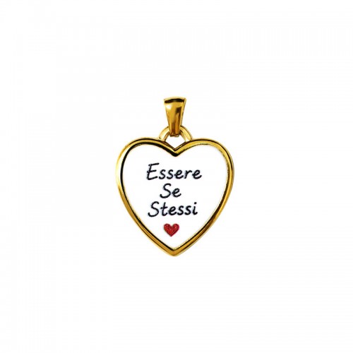 CIONDOLO CUORE “Essere Se Stessi” - FJ2628D075