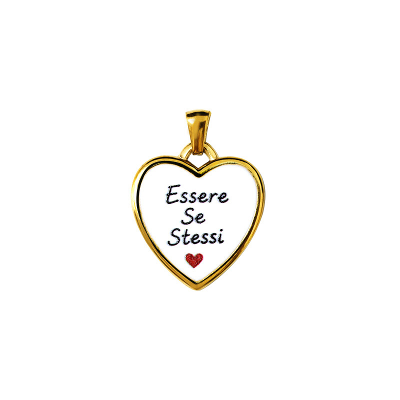 CIONDOLO CUORE “Essere Se Stessi” - FJ2628D075