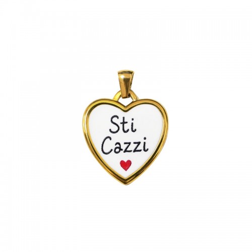 CIONDOLO CUORE “Sti Cazzi” - FJ2628D076