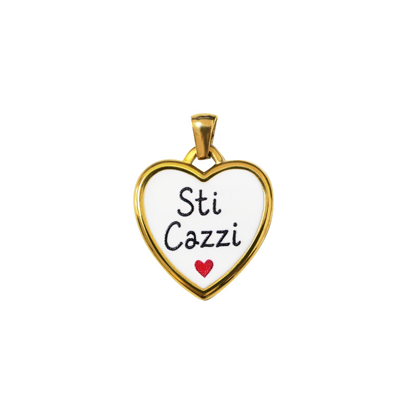 CIONDOLO CUORE “Sti Cazzi” - FJ2628D076