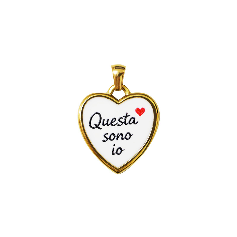 CIONDOLO CUORE “Questa sono io” - FJ2628D077