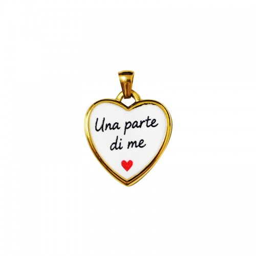 CIONDOLO CUORE “Una parte di me” - FJ2628D078