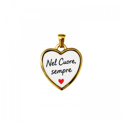 CIONDOLO CUORE “Nel Cuore, sempre” - FJ2628D079