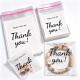 200PZ SACCHETTI REGALO DI RINGRAZIAMENTO IN PLASTICA - FL10034 200PZ SACCHETTI REGALO DI RINGRAZIAMENTO IN PLASTICA - FL10034