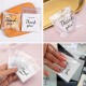 200PZ SACCHETTI REGALO DI RINGRAZIAMENTO IN PLASTICA - FL10034 200PZ SACCHETTI REGALO DI RINGRAZIAMENTO IN PLASTICA - FL10034