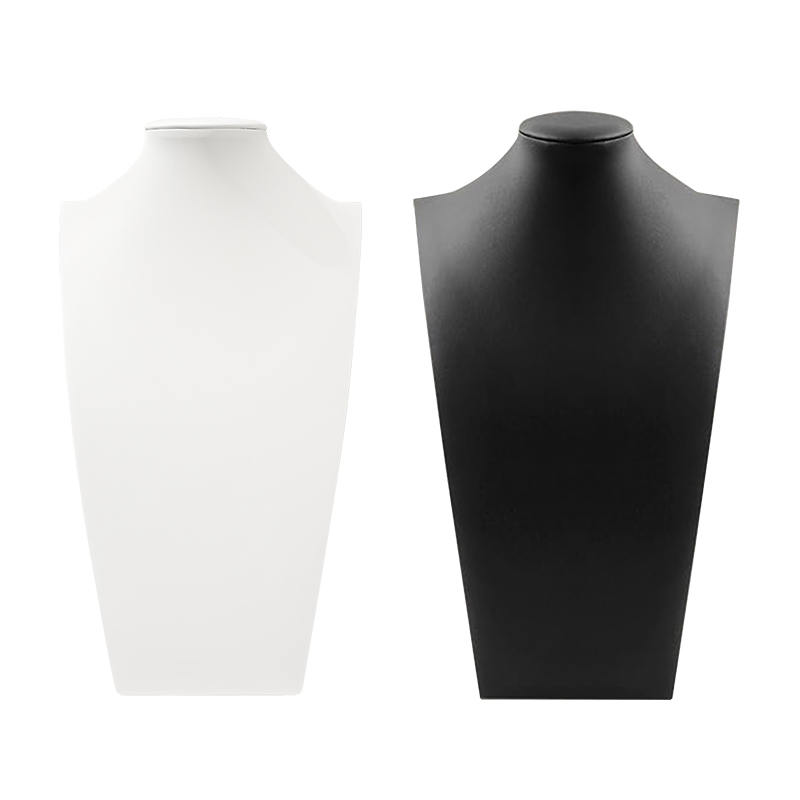 ESPOSITORE PORTA COLLANA A BUSTO IN SIMILPELLE - YP22136E57/E58/E59/E60