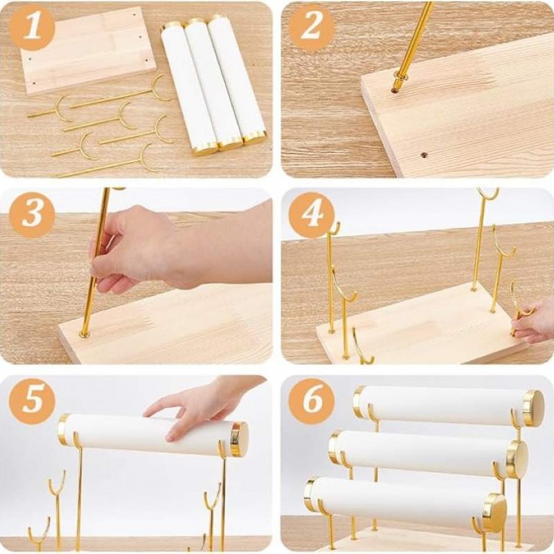 ESPOSITORE PER BRACCIALI A TRE LIVELLI - YP25440C183