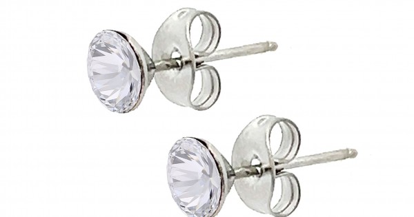 CHIUSURA IN ARGENTO 925 ASTA/ASOLA TONDA ZIRCONI 12 MM (AMFH0022 - Foto 9