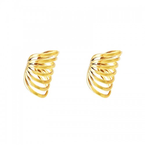 COPPIA DI EAR CUFF A LINEE CURVE MULTIPLE – FFJ2528C589