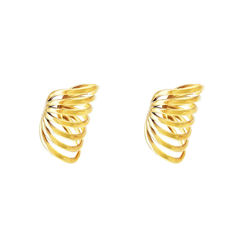 COPPIA DI EAR CUFF A LINEE CURVE MULTIPLE – FFJ2528C589