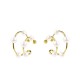 COPPIA DI EAR CUFF A DOPPIO CERCHIO CON PERLE - GD25544B912