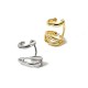 COPPIA DI EAR CUFF A DOPPIO CERCHIO ONDULATO – GD25704B909