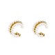 COPPIA DI EAR CUFF A TRIPLO CERCHIO CON PERLE - GD25704B910