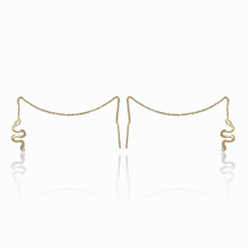 ORECCHINI A CATENA SALISCENDI SNAKE - HDX2228D843