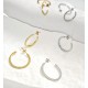 ORECCHINI A CERCHIO CON ZIRCONE - JN24104B778 ORECCHINI A CERCHIO CON ZIRCONE - JN24104B778