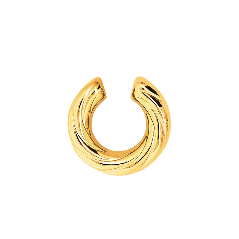 EAR CUFF ROTONDO SPESSO SEMPLICE - JN2432B604