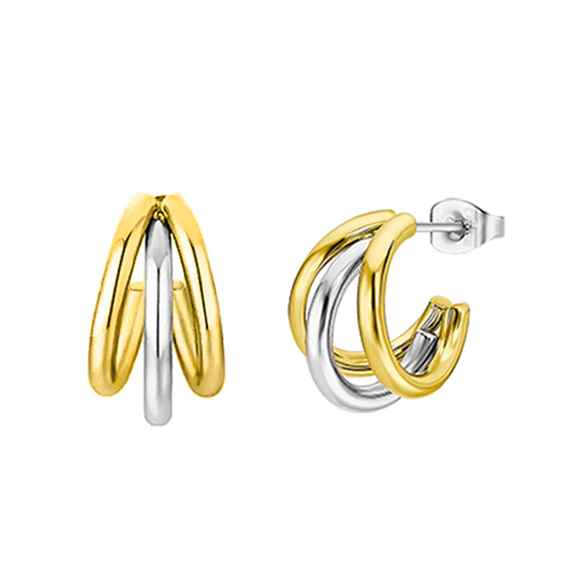 ORECCHINI A CERCHIO TRIPLO - JN2464B775 ORECCHINI A CERCHIO TRIPLO - JN2464B775