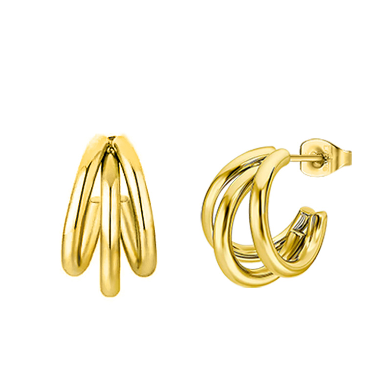 ORECCHINI A CERCHIO TRIPLO - JN2464B775 ORECCHINI A CERCHIO TRIPLO - JN2464B775