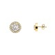 ORECCHINI A LOBO TONDI CON ZIRCONI - JN2652D014