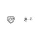 ORECCHINI A LOBO CUORE CON ZIRCONI - JN2652D015