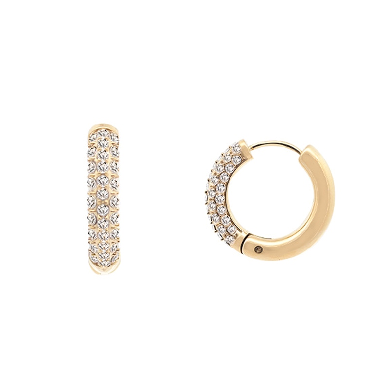 ORECCHINI A CERCHIO CON ZIRCONE - MY2560C327