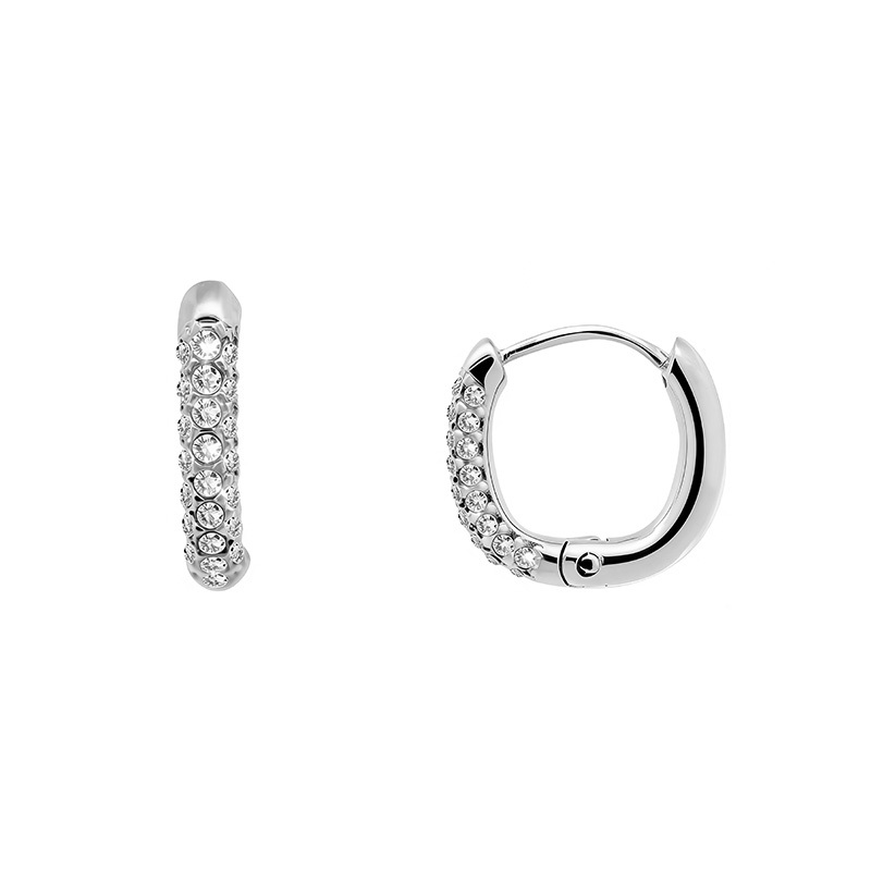 ORECCHINI A CERCHIO CON ZIRCONI - MY25656C325