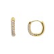 ORECCHINI A CERCHIO CON ZIRCONI - MY25656C325