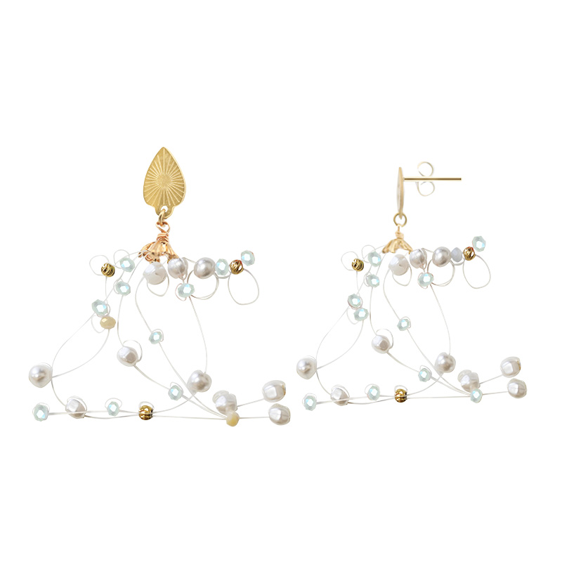ORECCHINI PENDENTI CON CRISTALLI E PERLE - NK2112480F7 ORECCHINI PENDENTI CON CRISTALLI E PERLE - NK2112480F7