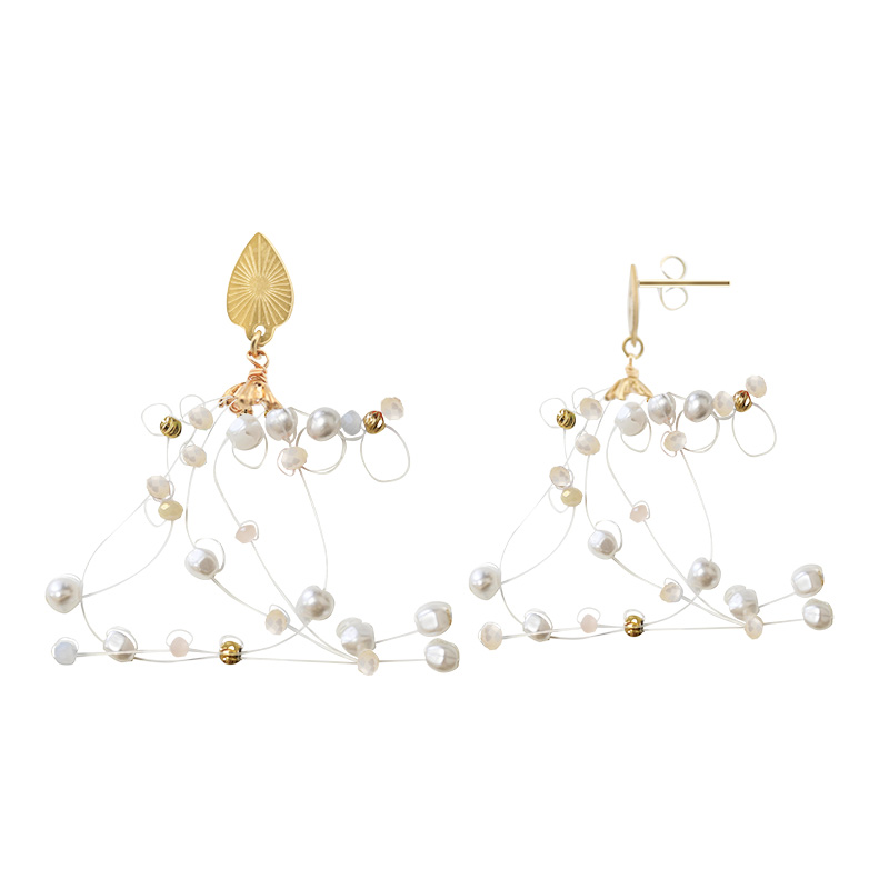 ORECCHINI PENDENTI CON CRISTALLI E PERLE - NK2112480F7 ORECCHINI PENDENTI CON CRISTALLI E PERLE - NK2112480F7