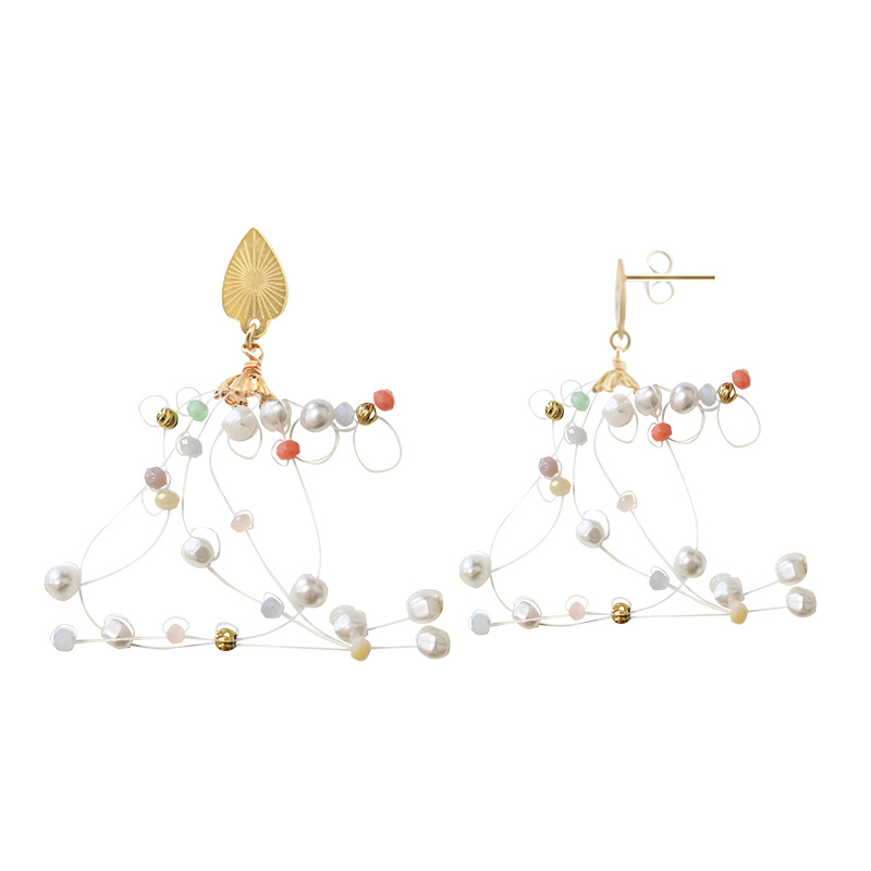 ORECCHINI PENDENTI CON CRISTALLI E PERLE - NK2112480F7 ORECCHINI PENDENTI CON CRISTALLI E PERLE - NK2112480F7