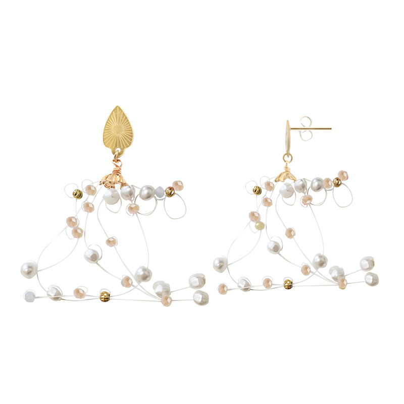 ORECCHINI PENDENTI CON CRISTALLI E PERLE - NK2112480F7 ORECCHINI PENDENTI CON CRISTALLI E PERLE - NK2112480F7