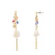 ORECCHINI PENDENTI CON PIETRA E CONCHIGLIA - NK2112480F96 ORECCHINI PENDENTI CON PIETRA E CONCHIGLIA - NK2112480F96