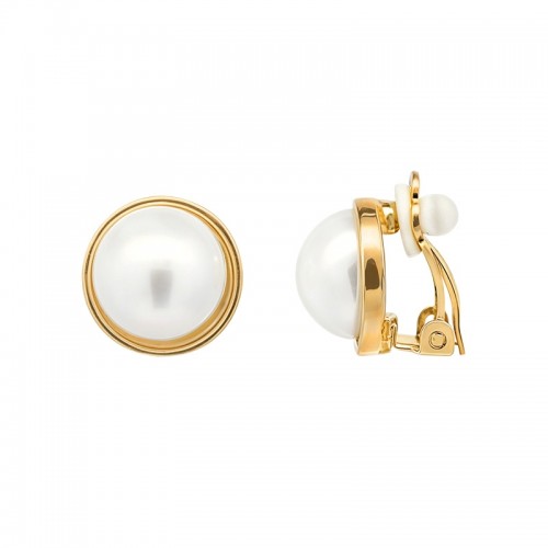 ORECCHINI A CLIP CON PERLA TONDA - QJ2248D590/D727