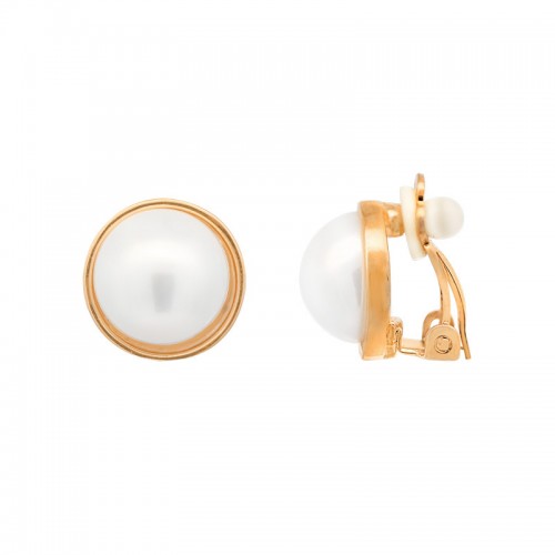 ORECCHINI A CLIP CON PERLA - QJ2248D590