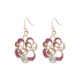 ORECCHINI PENDENTI FIORE SMALTATO - SW223432B89