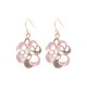 ORECCHINI PENDENTI FIORE SMALTATO - SW223432B89