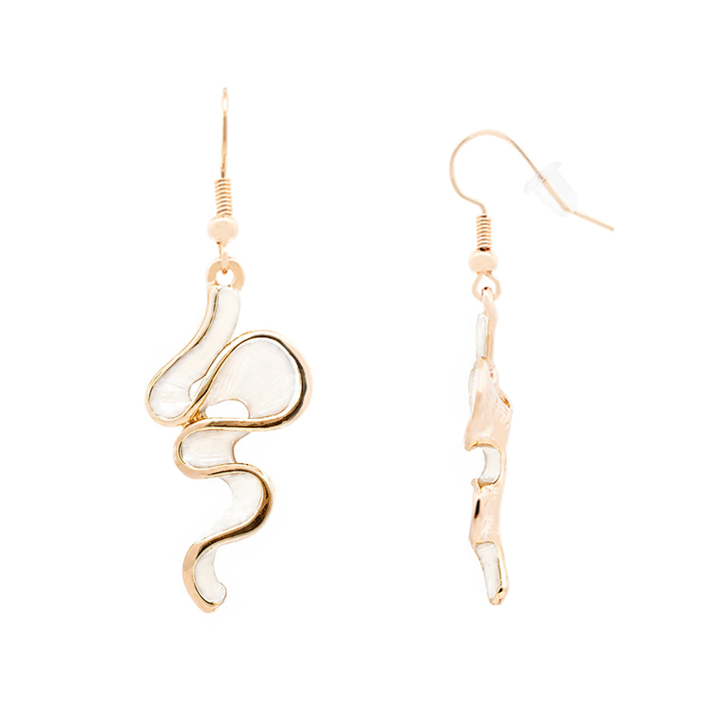 ORECCHINI SERPENTE SMALTATO - SW24112A761