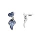 ORECCHINI PETALI SMALTATI CON STRASS - SW2424B739