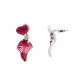 ORECCHINI PETALI SMALTATI CON STRASS - SW2424B739