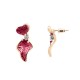 ORECCHINI PETALI SMALTATI CON STRASS - SW2424B739