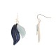 ORECCHINI PENDENTI FOGLIE SMALTATE - SW2428B850
