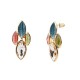ORECCHINI FOGLIE SMALTATE CON CRISTALLI - SW2436A164 ORECCHINI FOGLIE SMALTATE CON CRISTALLI - SW2436A164