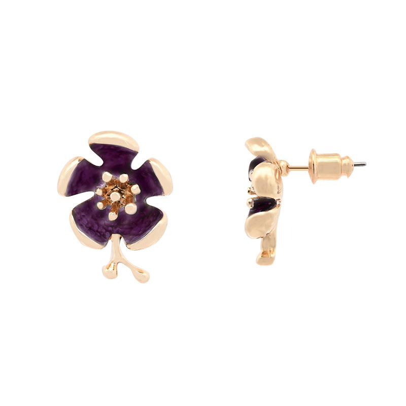 ORECCHINI FIORE SMALTATO - SW2524B102