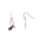 ORECCHINI PENDENTI CON GOCCE INTRECCIATE SMALTATE - SW2528C538