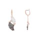 ORECCHINI PENDENTI FOGLIE DI GINKGO SMALTATE - SW2552C496