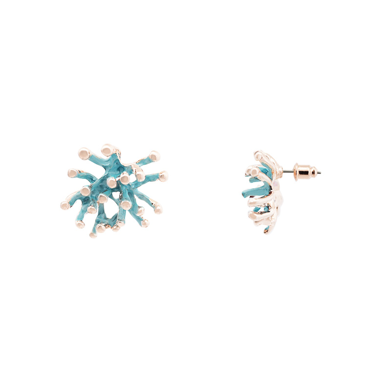 ORECCHINI MARINI CORALLO SMALTATO - SW2628C811