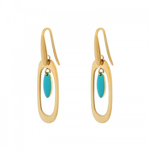 ORECCHINI PENDENTI SMALTATI - WF24624A97